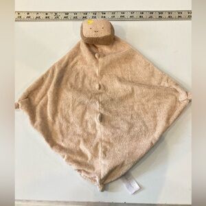 Angel Dear Brown Tan Toast Baby Blanket Security Lovey Lovie Blankie Cuddle